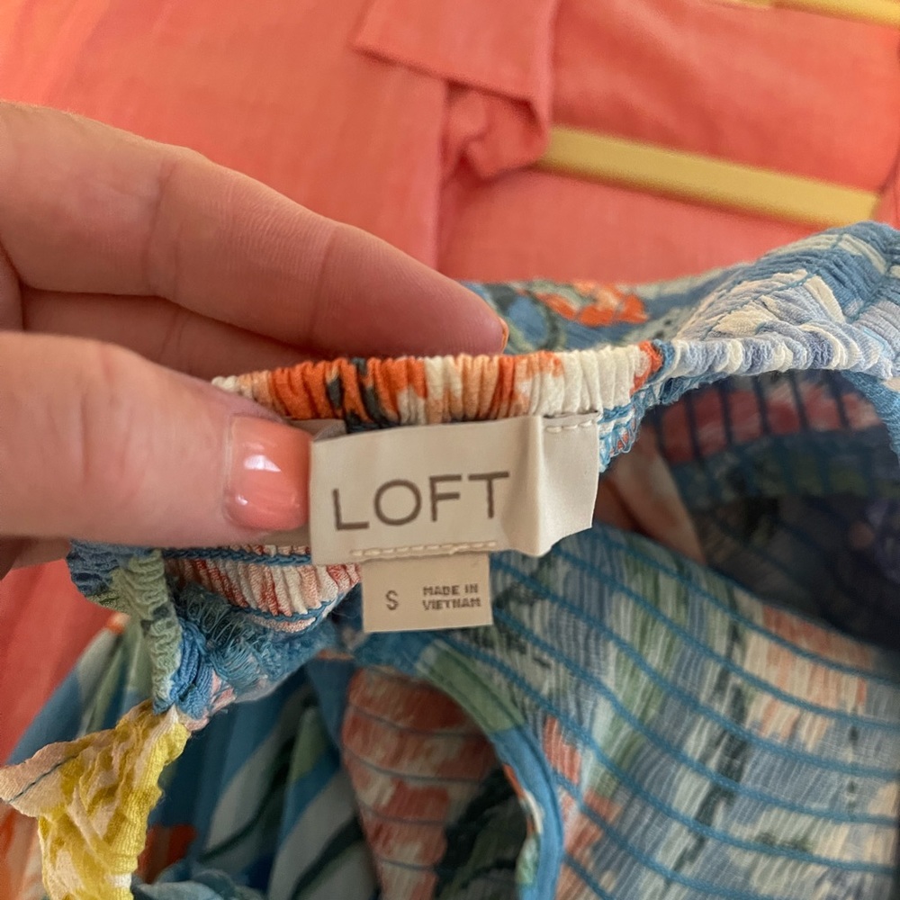 Loft floral maxi